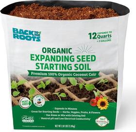 49026 Back To The Roots Organic Seed Starting Compressed 12 Quart Pack Of 8