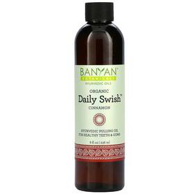 Byn-03383 Banyan Botanicals Organic Daily Swish Cinnamon 8 Fl Oz 236 Ml