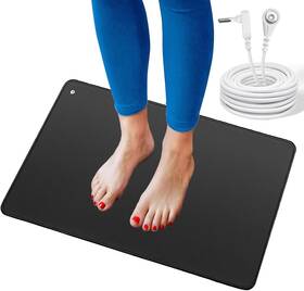 X11.8 Beixi 313034135144 Grounding Mat For Feet 23.6 Inch Pain Relief Inflammation Wellness With 15ft Cord