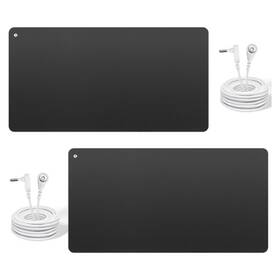 Beixi 705353822643 2 Pack Grounding Mat For Feet Pain 10 X 26.7 Inch Pad Set With Cords