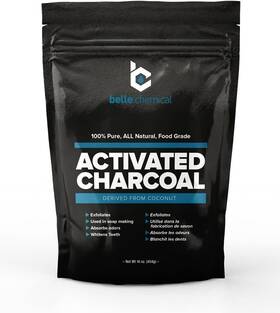 Belle Chemical 313044453436 100% Pure Natural Coconut Activated Charcoal Powder Food Grade 1 2 Or 5 Pounds