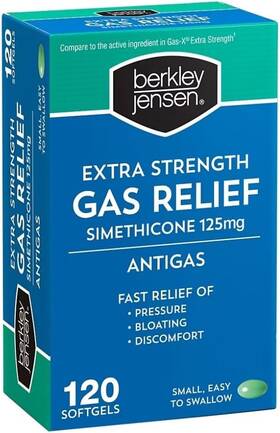 Fg001197 Berkley Jensen Extra Strength Gas Relief Softgels - Fast Acting And