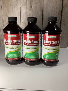 Best Naturals 840274301010 3 Pack Black Seed Oil 8 Oz