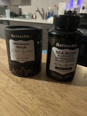 Better Alt 906150344211 Himalayan Shilajit Plus Ashwagandha