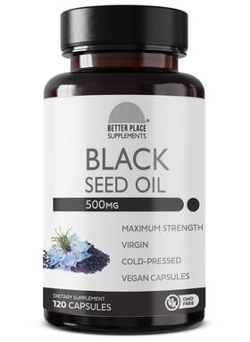 Bpo-bsocap-120 Better Place Organics Black Seed Oil Capsules Non-gmo And Vegan 120 Count Pack Of 1