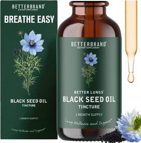 Betterbrand 711181997309 Betterlungs Black Seed Oil Tincture 60ml Liquid Formula