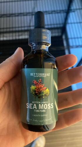 Betterbrand 850031774445 Betterlungs Sea Moss Tincture Drops 1 Month Supply New And Sealed