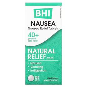 100507 Bhi/medinatura Nausea Relief - 100 Tablets
