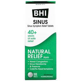 100606 Bhi/medinatura Sinus Relief - 100 Tablets