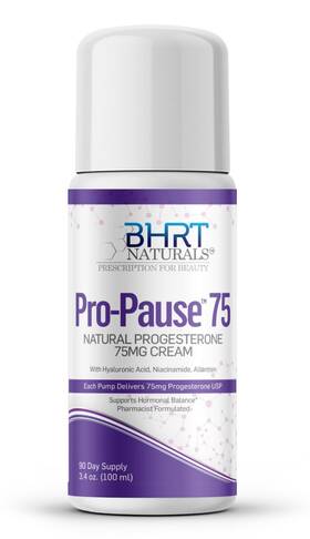 Bhrt Naturals 850016133014 Progesterone Cream 7500mg Pro-pause 75 Natural Menopause Hot Flash Relief