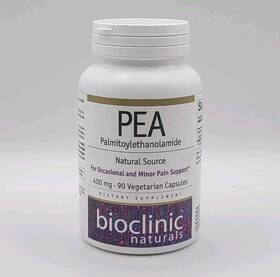 Bioclinic Naturals 629022093311 Pea Palmitoylethanolamide Pain Support 90 Caps 400mg New