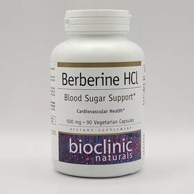 9231 Bioclinic Naturals - Berberine Hcl 500mg 90 Capsules Blood Sugar Support New