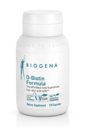Biogena 351821008646 D-biotin Formula - Hair Skin Nails 120 Capsules 07/2026 Exp