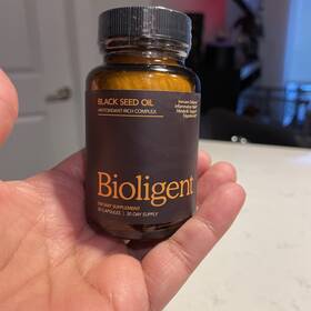Bioligent 850065498027 Black Seed Oil Capsules Cold-pressed With Thymoquin Plant-based Wel