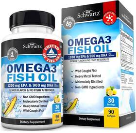 69a3196da7a855a28d732dbb Bioschwartz Triple Strength Omega 3 Fish Oil 3000mg High Potency Supplement For