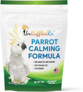 Bs-calming-001 Birdsupplies.com Inc. Unruffledrx Calming Formula For Parrots Helps Birds Stay Chill During Firewor