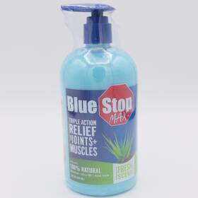 Blue-emu 832492043353 Stop Max Gel Triple Action Relief For Joint And Muscles Fresh Scent 16oz Pump