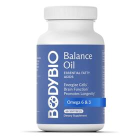 Bo60 Bodybio Balance Oil - Omega 3 6 Supplement Cold-pressed Safflower And Flaxseed