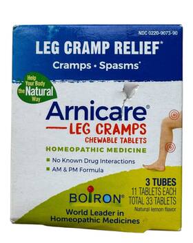 Boiron 306969073902 Arnicare Leg Cramps Chewable Tablets - 33 Count Ex 10/26