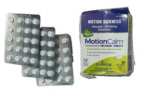 32504 Boiron Motion Calm - 60 Meltaway Tablets 3 X 20 Blister Packs Ex 9/28