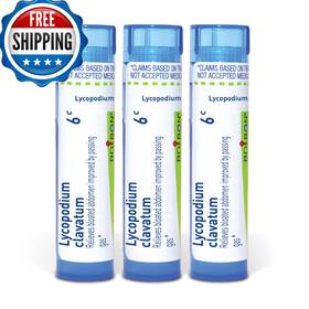 B07v3n66yw Boiron Lycopodium Clavatum 6c Homeopathic Medicine For Bloated Abdomen - Pack