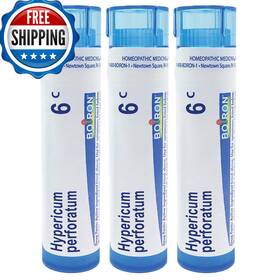 B07v4n9skq Boiron Hypericum Perforatum 6c Homeopathic Medicine For Nerve Pain - Pack Of 3