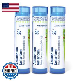 B089bhz637 Boiron Antimonium Tartaricum 30c Homeopathic Medicine For Cough - Pack Of 3 240