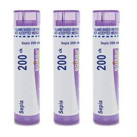 B09xsf5c33 Boiron Sepia 200ck Homeopathic Medicine For Bloating And Lower Back Pain