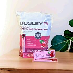 Bosleymd 815266014346 Hair Growth Supplement Jelly W Biotin And Collagen Bosley Promegranate Flavor