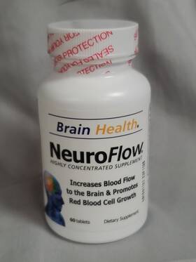 Brain Health 669238014205 Neuroflow Dietary Supplement 60 Tablets Exp.11/2025 New
