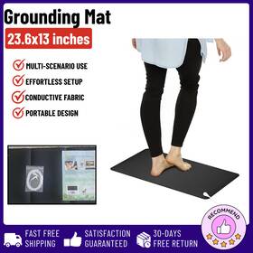 Branded 445010795790 Grounding Mat 23.6x13 Inches Pad For Feet Sleep Energy Wellness. R