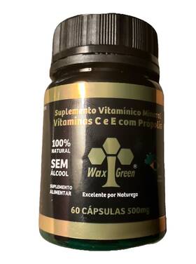 Brazilbeepropolis 898362360947 6 Bottles Of Brazil Wax Green Bee Propolis 500mg 60 Capsules - Immune Booster