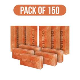 Bsw-hsb-sb150 Build Salt Wall Christmas Offer - Pack 150 Himalayan Bricks 8x4x2 Room For Spa