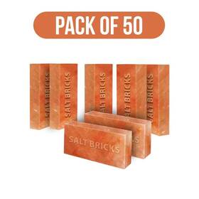 Bsw-hsb-sb50 Build Salt Wall 50 Pack Himalayan Bricks 8x4x2 Room For Spa Therapy Center