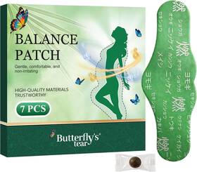 Butterflys Tear 313105028061 7 Count New Hanpo Japanese Herbal Body Patch Balance Patches 100% Plant-based Bo