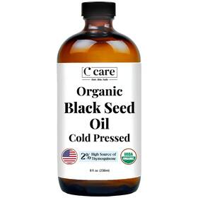 C Care 850031766754 Black Seed Oil Organic Cold Pressed Unrefined Glass Bottle Usda Certified O