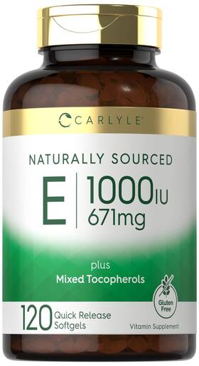 Cl17272 Carlyle Vitamin E 1000 Iu Softgels With Mixed 120 Count Pack Of 1