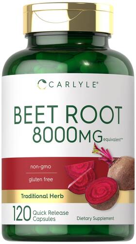 Cl18033 Carlyle Beet Root Capsules 8000 Mg 120 Count Pack Of 1