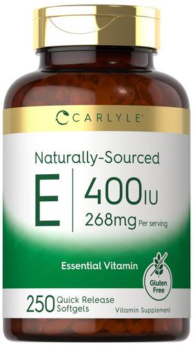 Cl19733 Carlyle Vitamin E 400 Iu Softgels Capsules 250 Count Pack Of 1