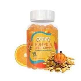 Ceres Nature 196852110247 Pumpkin Seed Oil Gummies 4000 Mg For Hair Growth Urinary Tract Support Bladde