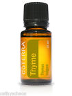 Certified Therepeutic Grade Doterra Thyme Essential Oil 15ml Cooking Topical Diffuse 885365371527
