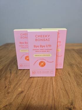 14698 Cheeky Bonsai Bye Uti D-mannose Cranberry Superblend 3 Boxes 10 Packets Ea