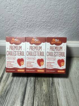 2028 Chi Qwench 331645180941 Three - Premium Cholesterol 3600mg 90 Softgels Exp 05/2028
