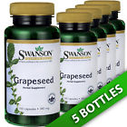 Circulation Grapeseed Heart 5x100 Swanson Caps Antioxidant Protection - 380 Mg