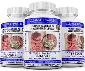 Cleanse Complex 666714120658 Parasite Detox Liver Colon Yeast Killer Pills All Natural Candida