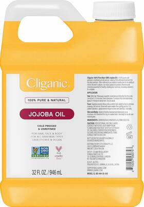 Cl-be-048-32-jug Cliganic Non-gmo Jojoba Oil Bulk 32oz 100% Pure