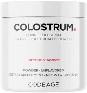 Codeage 850049609449 Bovine Colostrum Powder Supplement 4-month Supply 1000mg Per Serving
