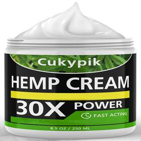 Cukypik 702909630325 Hemp Cream Maximum Strength 8.5oz - Oil And Arnica For Shoul
