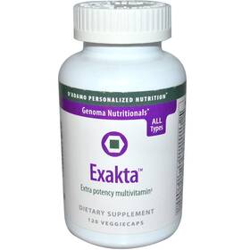 Dadamo Personalized Nutrition 858394000928 Exakta 120 Vegetarian Capsules By Dftadamo