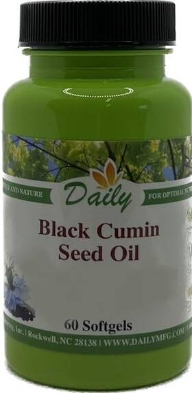 Daily Manufacturing 650899360305 Dailys Black Cumin Seed Oil